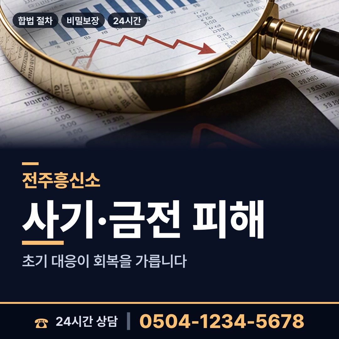 전주 중화산2동 사기범찾기 상담 안내